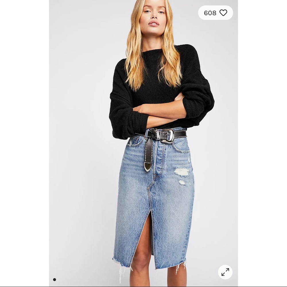 Levi’s Deconstructed Long Skirt